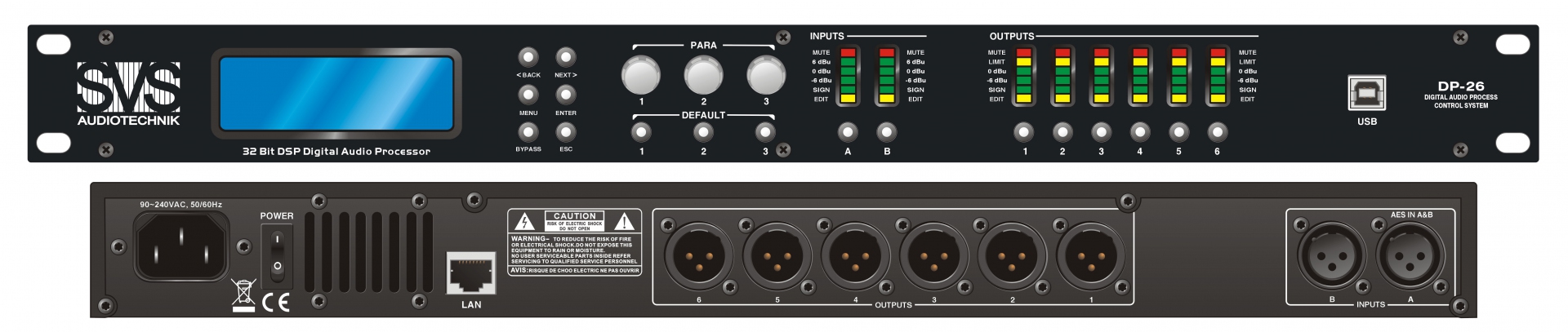 SVS Audiotechnik DP-26 Цифровой процессор: 2 входа 6 выходов в Тимашевске