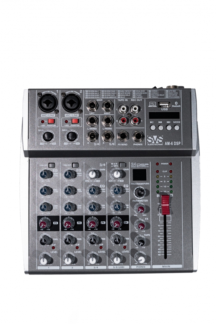 SVS Audiotechnik mixers AM-6 DSP Микшерный пульт аналоговый, 6-канальный SVS Audiotechnik mixers в Тимашевске
