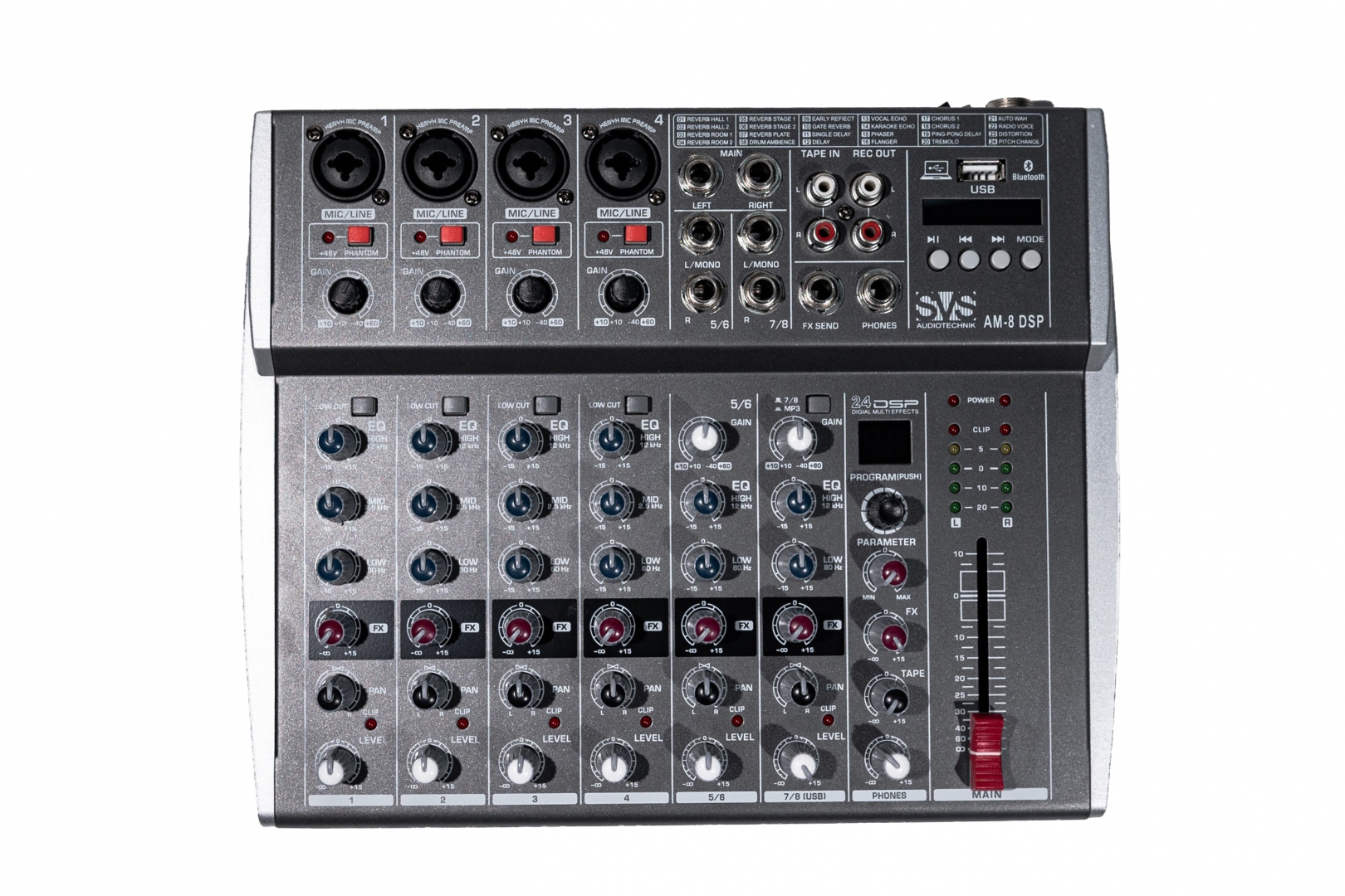 SVS Audiotechnik mixers AM-8 DSP Микшерный пульт аналоговый, 8-канальный в Тимашевске